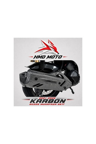 Pcx 2021-2025 Model Egzoz Karbon Kapak Set