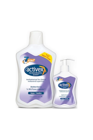Activex Sıvı Sabun Hassas 1 L + 300 ML