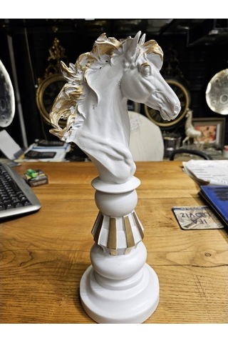 Satranç Takımı Biblo Beyaz -cengizhan Unaler