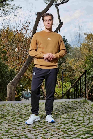 Kappa Antonio Erkek Bej Regular Sweatshirt