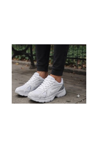 Fıero Mıen Unisex Kadın Erkek Çocuk Garson Boy Rahat Günlük Sneaker Spor Yürüyüş Ayakkabı Beyaz Beyaz
