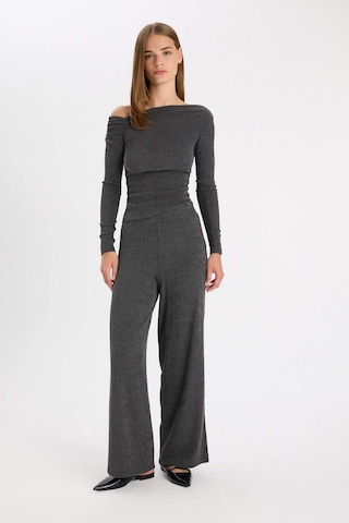 Defacto Wide Leg Bürümcük Pantolon D5141AX24AUAR191 Antrasit