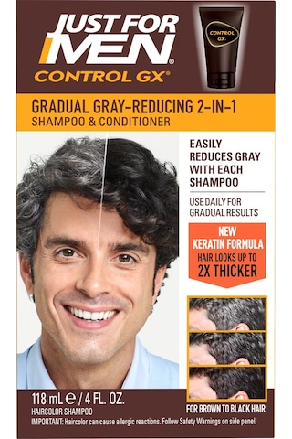 Just For Men Controlgx Gri Saçları Koyulaştıran 2In1 Şampuan 118M