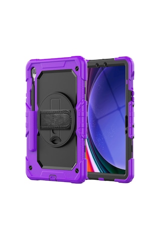 Samsung Galaxy Tab A11 Plus/a9 Plus Uyumlu 11inç Tablet Kılıf Tam Koruyucu Askılı Defender Zırh Tank Arka Kapak