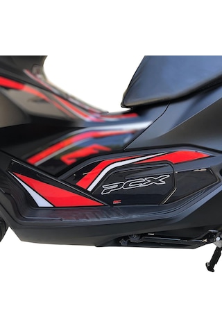 GP Kompozit Honda PCX 125 2021-2024 Uyumlu Yan Alt Ayak Pad Gri
