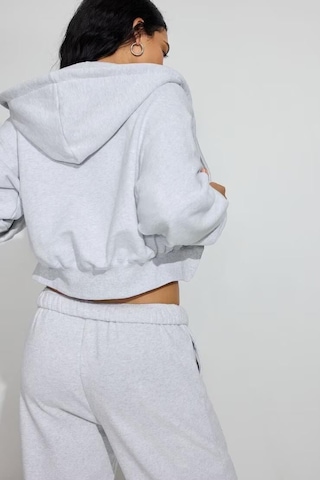 Karmelanj Crop Kapşonlu Fermuarlı Kadın Sweatshirt Mg2608 Karmelanj