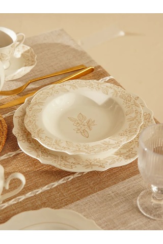 Sl Home 2 Parça Çorba Tabağı Seti, 23 Cm Çapında Porselen 304761584 Beyaz