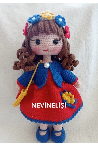 Amigurumi Nehir Bebek Çok Renkli