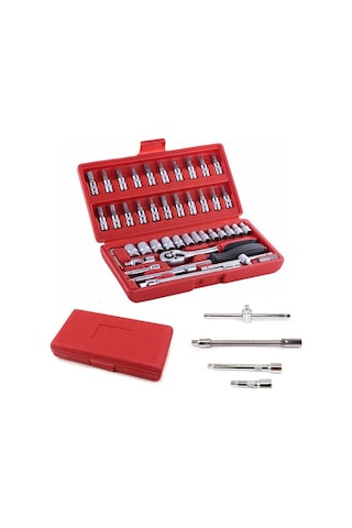 Makroyapı 46 Parça Lokma Takımı 1/4 Mini Lokma Seti Makroyapı 46 Parça Lokma Takımı 1/4 Mini Lokma Seti