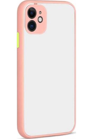 Apple Uyumlu iPhone 12 Mini Kılıf Zore Hux Düğme Ve Kapak Zıt Renk Kılıf