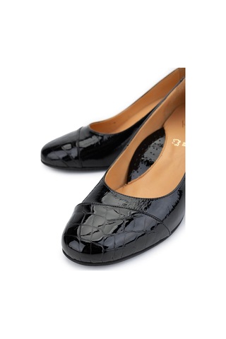 Relax Anatomic Kadın Hakiki Deri Siyah Comfort Ayakkabı 611 H61019 Bn Ayk Y25 Black Crc/black Vrnc Siyah