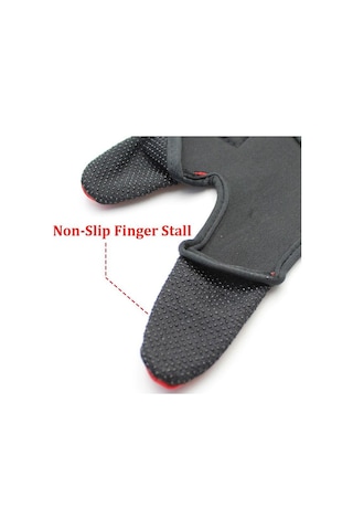 Kırmızı Siyah/kırmızı Kaymaz Balıkçılık Eldivenleri Balıkçılar Sağ El İki Parmak Kor Balık Aracı İçin Balıkçı Kıyafetleri 56744160 Kırmızı