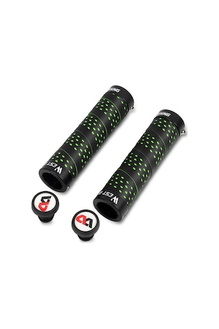 Novahub 2 Adet Yumuşak Bisiklet Gidon Tutacakları Kaymaz Şok Emici Kauçuk Tutacaklar Bisiklet Gidonu