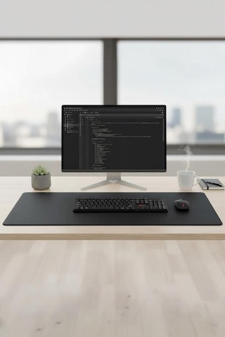 Gaming Oyuncu Klavye Fare Altlığı Kaymaz Taban Mouse Pad Bk 350 700mm Siyah