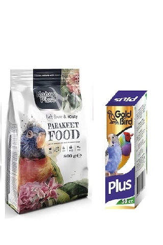 Pareket Yemi 800 G + Gold Bird Kafes Kuşları İçin Multivitamin