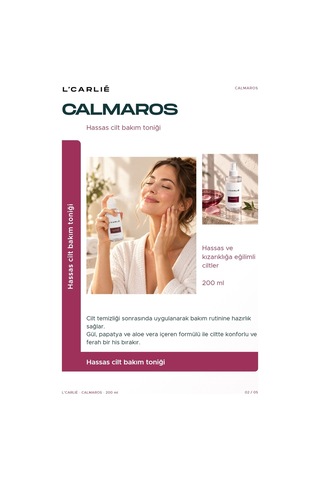 L'carlıe Calmaros Ferahlatıcı Tonik Sprey Yüz Ve Vücut 200 Ml