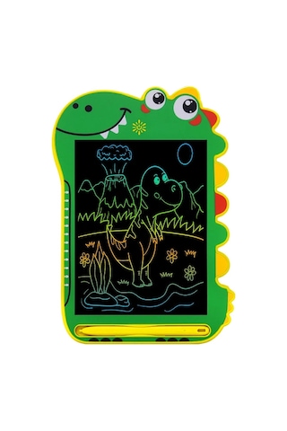 Dinozor Lcd Yazma Tableti 8.5 İnç Sıcak Satış Dijital Yazma Tablet Fabrika Fiyat Elektronik Çizim Ku Yeşil