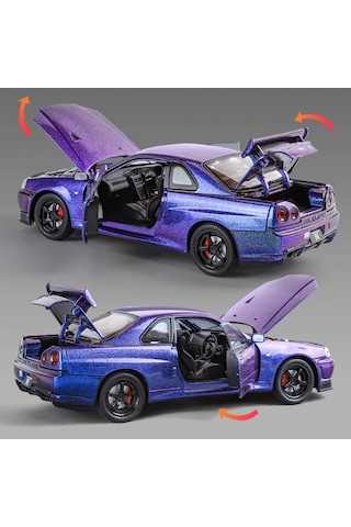 Skyline 1:24 Ölçekli Model Araba Hayallerinizdeki Arabayı Küçültün