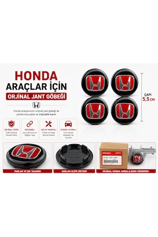 Honda Araçlar İçin Jant Göbeği Takımı 4  Adet