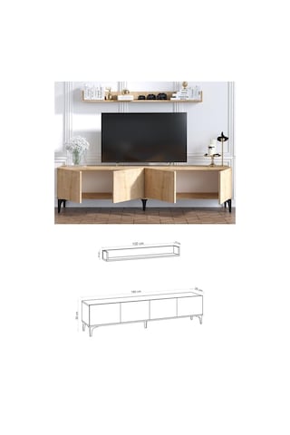 Decormet Primo Tv Ünitesi Safir Meşe- Dec-20068 Diğer