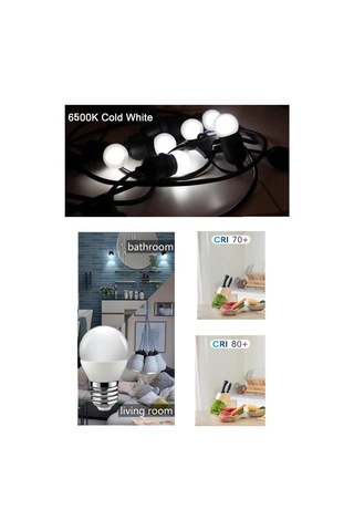 Şahnet 6w E27 Mini Top Led Ampul Beyaz - 6500k 3 Adet