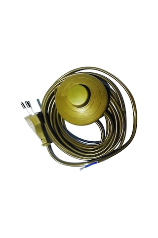 Fişli Yer Puarlı Gold Kablo 4 Metre