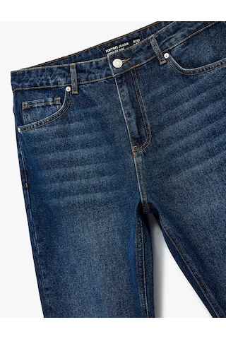 Koton Bol Kalıp Loose Fit Jean Pantolon - Steve Jean Koyu İndigo 6wam40229nd