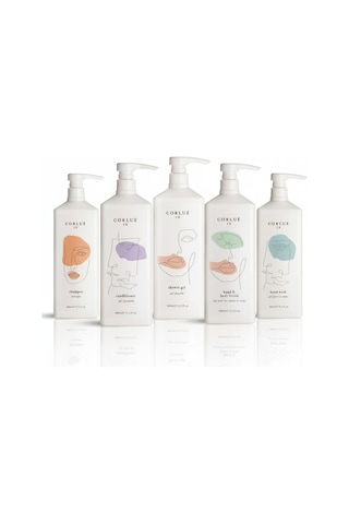 Corlue 18 Shampoo 360 Ml + Condıtıoner 360 Ml + Shower Gel 360 Ml + Hand&body Lotıon 360 Ml + Hand Wash 360 Ml Tüm Saçlar