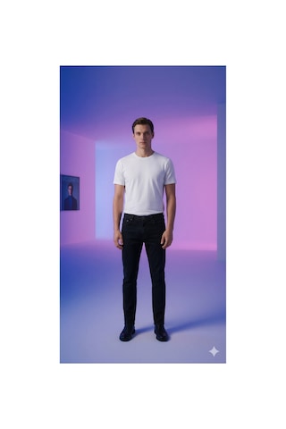 Modmen Erkek Siyah Kot Pantolon Siyah
