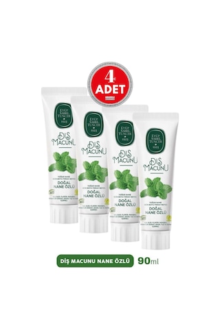 Eyüp Sabri Tuncer Doğal Nane Özlü Diş Macunu 4 x 90 ML
