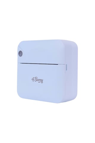 C17m Mavi Mini Bluetooth Yazıcı Termal, Portable, Kartuşsuz Bas