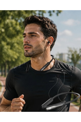 Ses Değiştirme Özellikli Boyun Askılı Bluetooth Spor Kulaklığı Diğer
