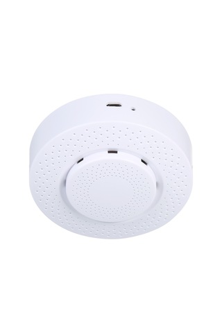 Springsun Beyaz Usb Wifi Akıllı Hava Kalitesi Monitörü - Formaldehit, Voc, Co2, Sicaklık Ve Nem Testeri - Uzak İzleme Ve Gerçek Zamanlı Uyarı Beyaz