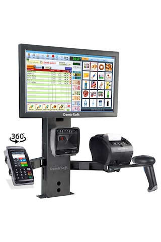 Kasiyer Standı - Masaüstü Pos Tutucu Yazarkasa Pos Tutucu