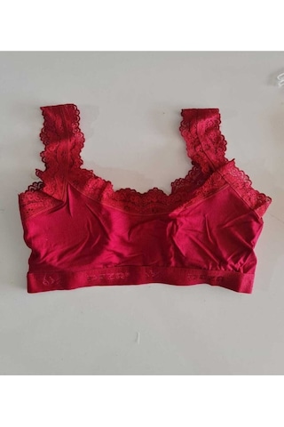3'lü Paket Siyah Bambu Pedli Kalın Askılı Dantelli Bustiyer 5022 001