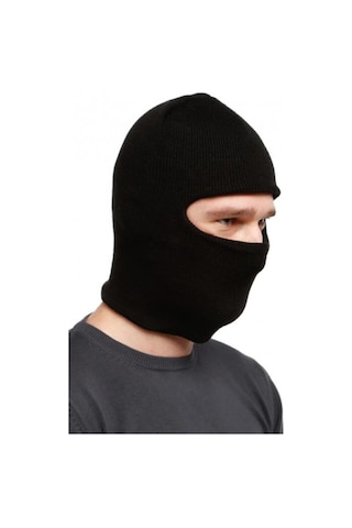 Bawcompany Polar Kar Maskesi Balaklava Motorcu Kask Içi Bere Siyah