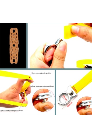 Omeniv Parmak Yüzüklü Sapan Çelik Bilye Outdoor Spor Oyuncak