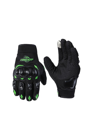 Bsddp Binici Kaymaz Anti-damla Motosiklet Sürme Eldiveni Xl Siyah - Yeşil Xl