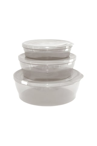 Tuffex TP730 Polo Yuvarlak Small Saklama Kabı 3'lü Beyaz