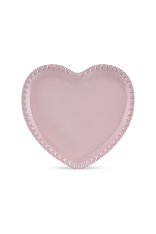 Karaca Pink Love Porselen Pasta Tabağı Pembe 21 Cm Pembe