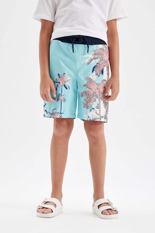 DeFacto Erkek Çocuk Palmiye Desenli Deniz Şortu C3594A824HSTR177
