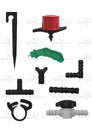 Lovemygarden Deliksiz Damla Sulama Borusu İçin Hazır Xxl Set