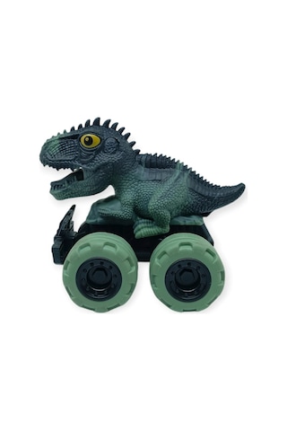 Sürtmeli Dinazor Arabalar 12 Cm - H-20 - Stegosaurus - Yeşil Lisinya