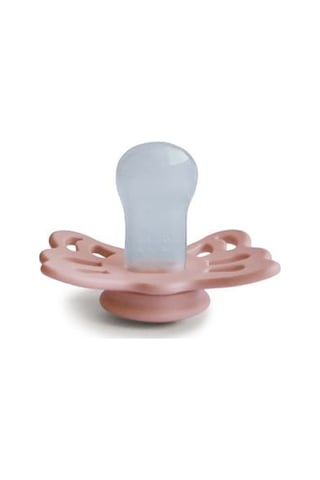 Frıgg Butterfly Silikon Emzik - Pretty İn Peach 6-18 Ay Gold - Mavi
