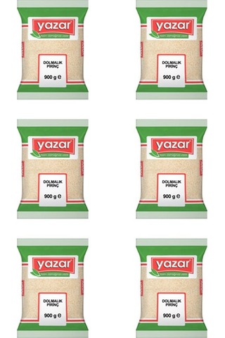 Yazar Dolmalık Kırık Pirinç 6 x 900 G