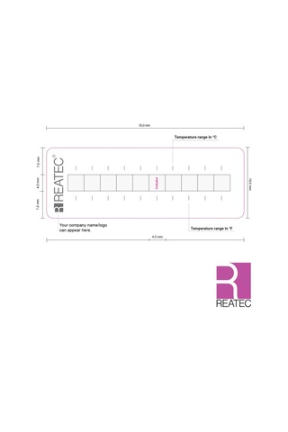 Sıcaklık-ısı Ölçüm Etiketi Ölçüm Aralığı 88 C-138 C / 190 F-280 F 5adet Diğer