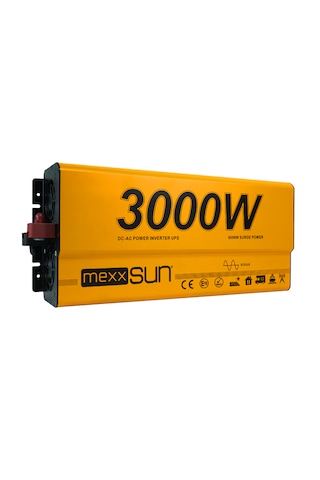 Mexxsun 3000 Watt 12 Volt Tam Sinüs Ups İnverter Remote Ekran