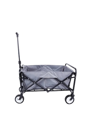 Lex Yw54259 Katlanabilir Tekerlekli Kamp Plaj Taşıma Arabası Gri 75x46x88cm