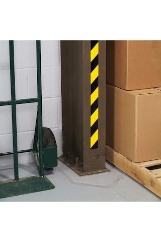 Yer Işaretleme Bandı Pvc 50Mm X 30M Sarı Siyah Renk