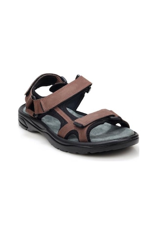 Pisagor Ps-33700 Ortopedik Erkek Sandalet Kahve